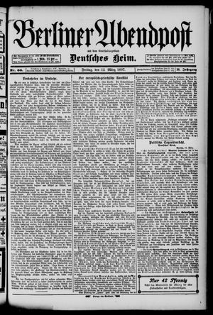 Berliner Abendpost vom 12.03.1897