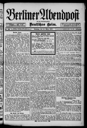 Berliner Abendpost on Mar 14, 1897