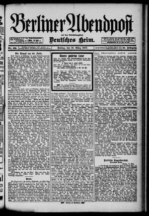Berliner Abendpost vom 19.03.1897