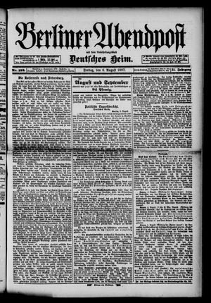 Berliner Abendpost vom 06.08.1897