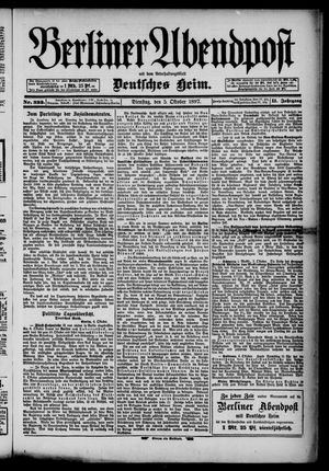 Berliner Abendpost vom 05.10.1897