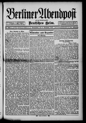 Berliner Abendpost vom 06.11.1897