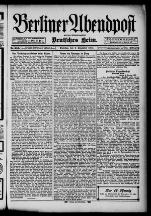 Berliner Abendpost vom 07.12.1897