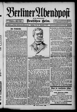 Berliner Abendpost on Dec 17, 1897