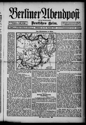 Berliner Abendpost vom 22.12.1897