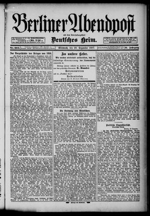Berliner Abendpost vom 29.12.1897