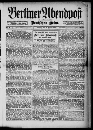 Berliner Abendpost on Jan 4, 1898