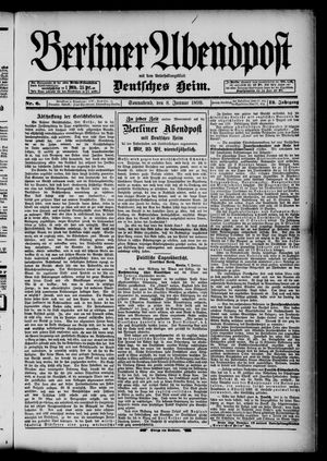 Berliner Abendpost vom 08.01.1898