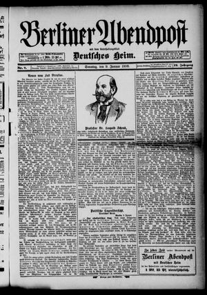 Berliner Abendpost vom 09.01.1898