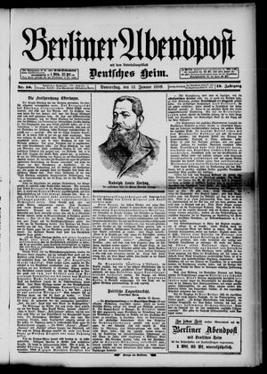 Berliner Abendpost on Jan 13, 1898