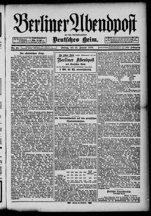 Berliner Abendpost vom 14.01.1898
