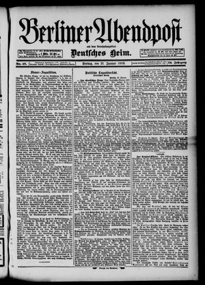 Berliner Abendpost vom 21.01.1898