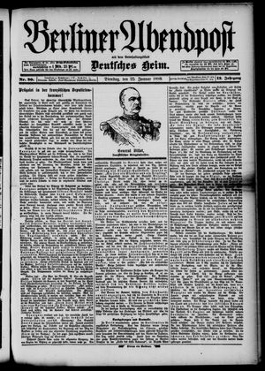 Berliner Abendpost vom 25.01.1898