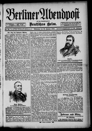 Berliner Abendpost on Jan 26, 1898