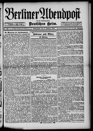 Berliner Abendpost vom 05.02.1898