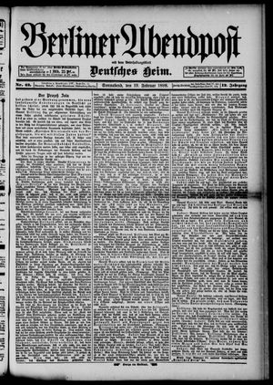 Berliner Abendpost vom 19.02.1898