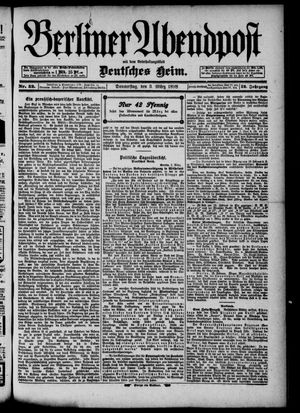 Berliner Abendpost vom 03.03.1898