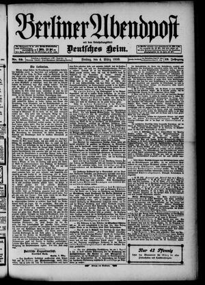 Berliner Abendpost vom 04.03.1898