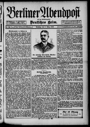 Berliner Abendpost vom 08.03.1898