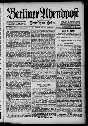 Berliner Abendpost vom 23.03.1898