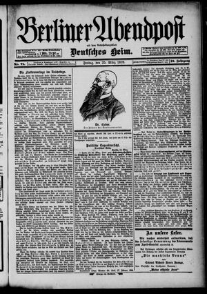 Berliner Abendpost vom 25.03.1898