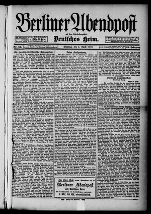 Berliner Abendpost vom 05.04.1898