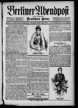 Berliner Abendpost on Apr 21, 1898