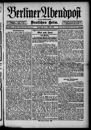 Berliner Abendpost vom 06.05.1898