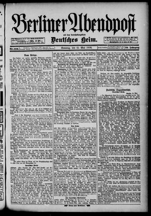 Berliner Abendpost vom 15.05.1898