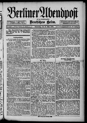 Berliner Abendpost vom 19.05.1898