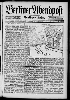 Berliner Abendpost vom 09.06.1898