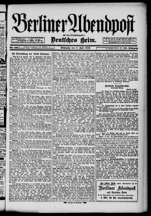 Berliner Abendpost vom 06.07.1898