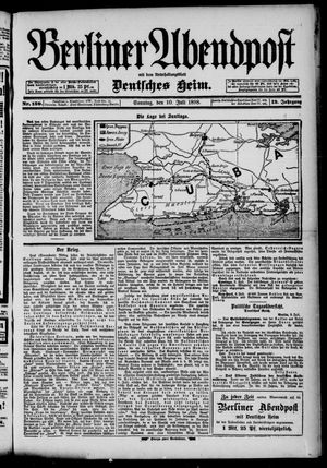 Berliner Abendpost on Jul 10, 1898