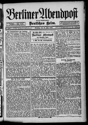 Berliner Abendpost vom 12.07.1898