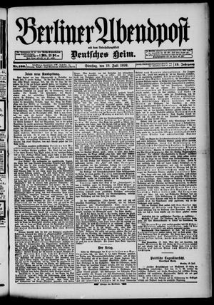 Berliner Abendpost vom 19.07.1898