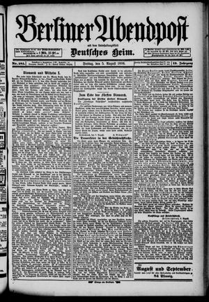 Berliner Abendpost vom 05.08.1898
