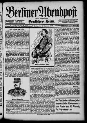 Berliner Abendpost vom 02.09.1898