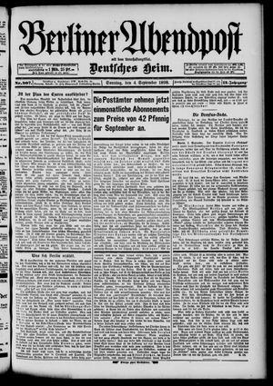 Berliner Abendpost vom 04.09.1898