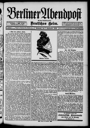 Berliner Abendpost vom 07.09.1898