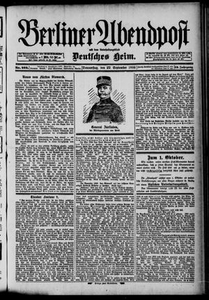 Berliner Abendpost vom 22.09.1898