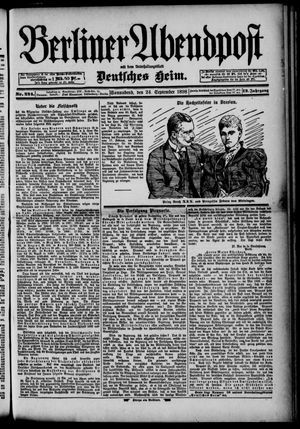 Berliner Abendpost vom 24.09.1898