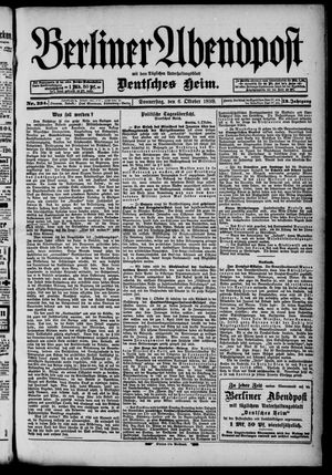 Berliner Abendpost vom 06.10.1898