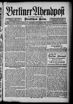 Berliner Abendpost vom 08.10.1898