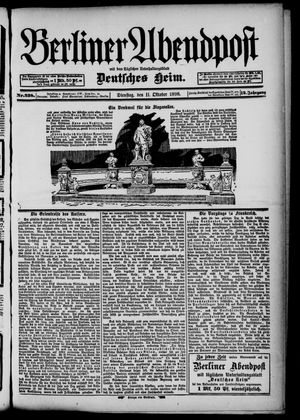Berliner Abendpost vom 11.10.1898