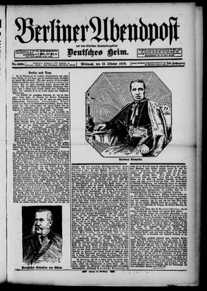 Berliner Abendpost vom 12.10.1898