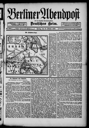 Berliner Abendpost vom 14.10.1898