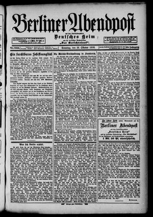Berliner Abendpost vom 16.10.1898