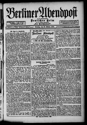 Berliner Abendpost vom 18.10.1898