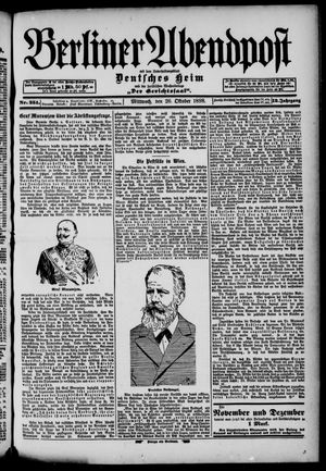 Berliner Abendpost on Oct 26, 1898