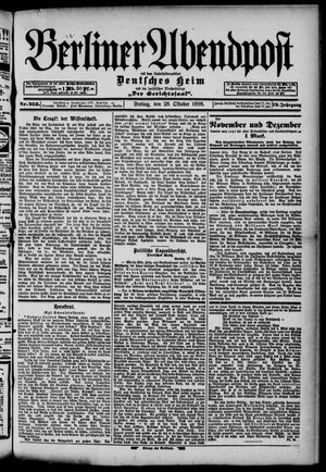 Berliner Abendpost vom 28.10.1898